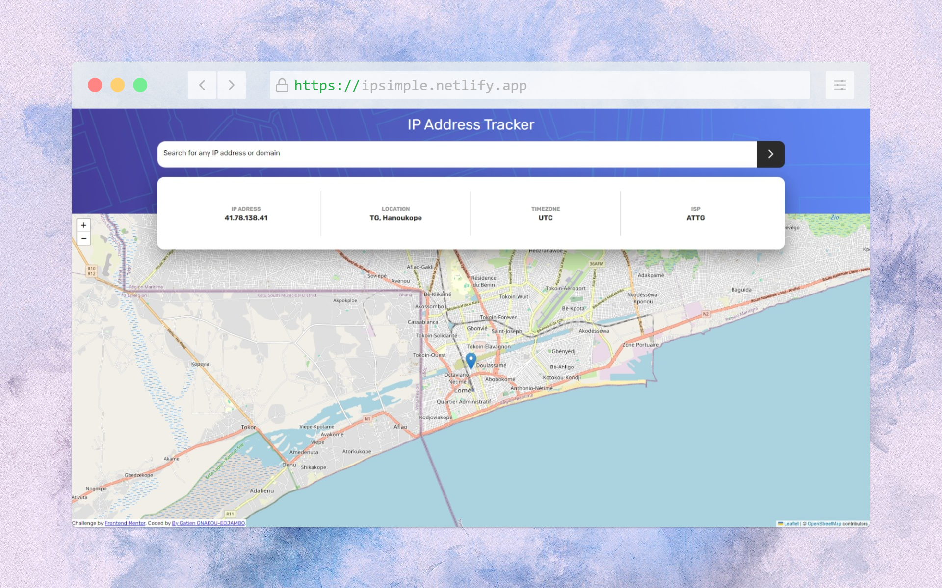 Ip Tracker screenshot